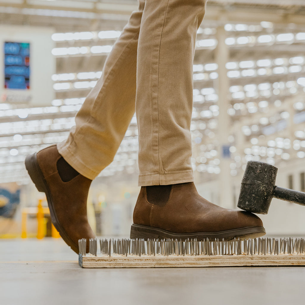 Proxon Tulsa Steel Toe Chelsea Work Boot – Tobacco
