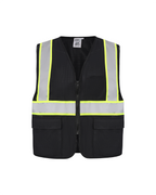 Kiwi Black Reflective Safety Vest