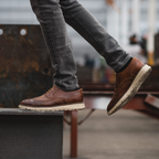 Proxon Volta Steel Toe Wingtip Oxford Work Shoe – Amber