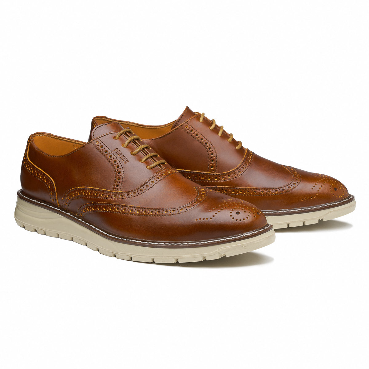 Proxon Volta Steel Toe Wingtip Oxford Work Shoe – Amber