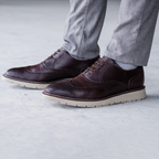 Proxon Volta Steel Toe Wingtip Oxford Work Shoe – Brown