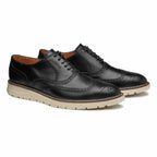 Proxon Volta Steel Toe Wingtip Oxford Work Shoe – Black