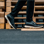 Proxon Volta Steel Toe Wingtip Oxford Work Shoe – Black