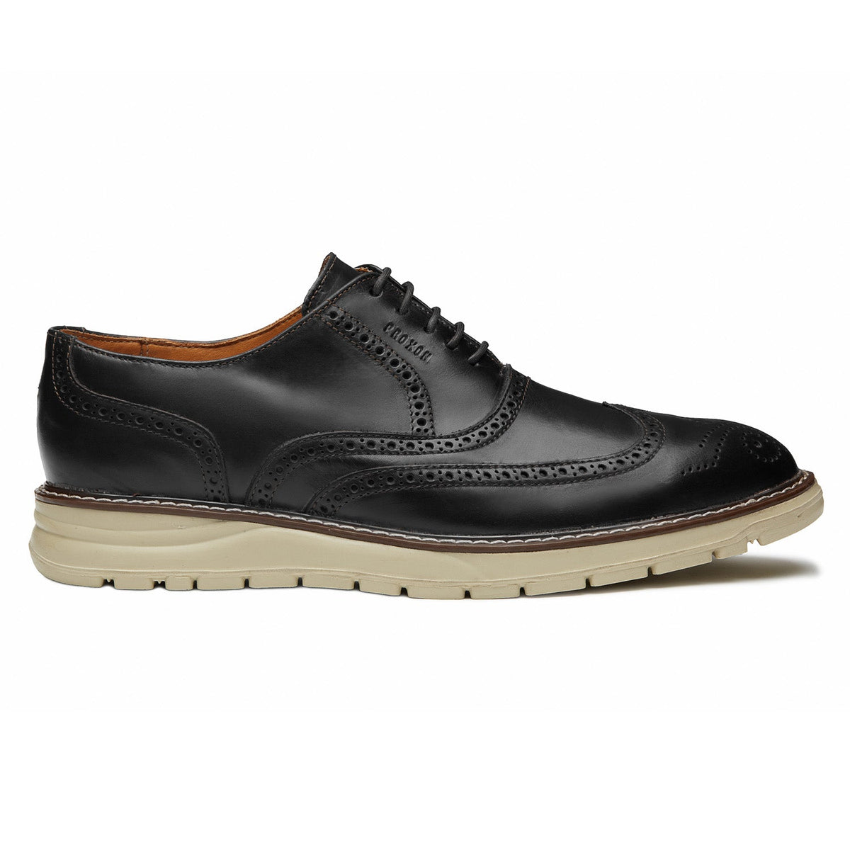 Proxon Volta Steel Toe Wingtip Oxford Work Shoe – Black