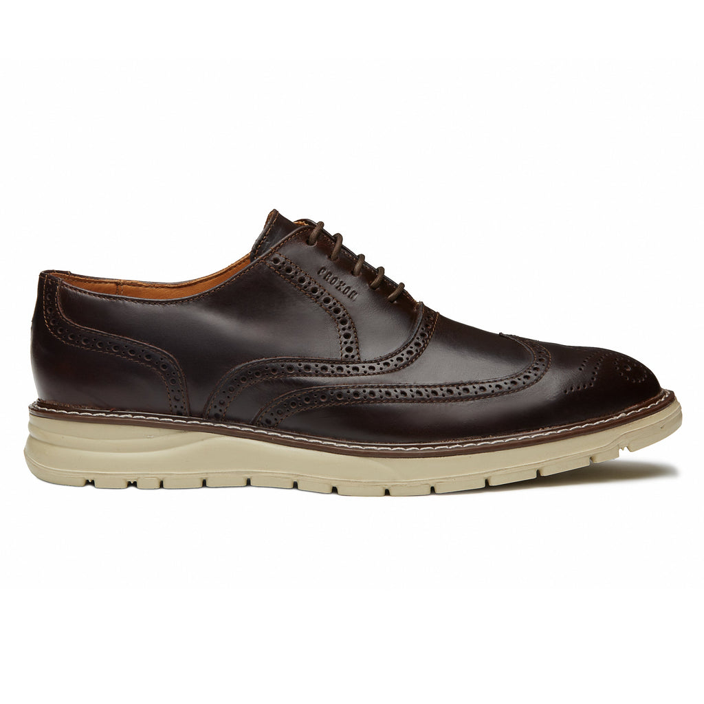 Proxon Volta Steel Toe Wingtip Oxford Work Shoe – Brown