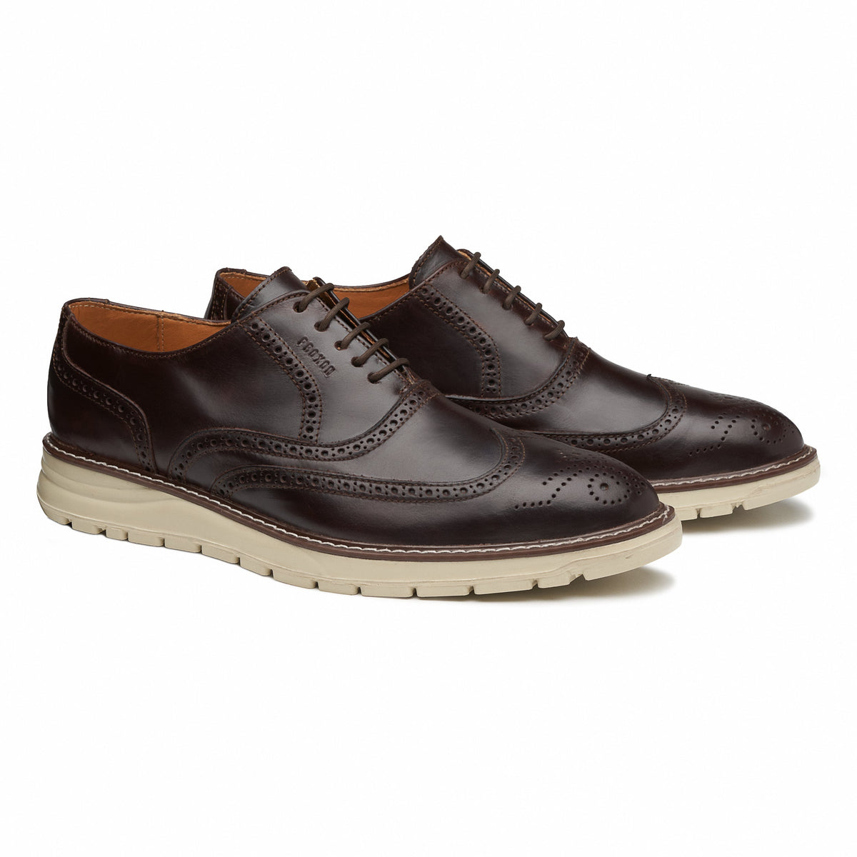 Proxon Volta Steel Toe Wingtip Oxford Work Shoe – Brown