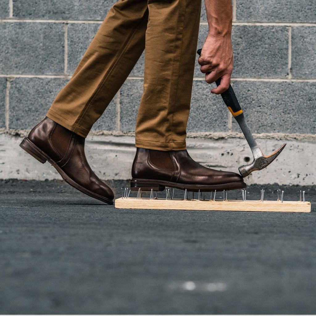 Proxon Wallace Steel Toe Chelsea Work Boot – Brown